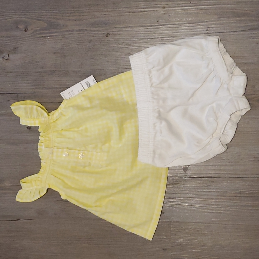 Carter's | Baby Girl Summer Outfit | Tank and Shorts | NWT